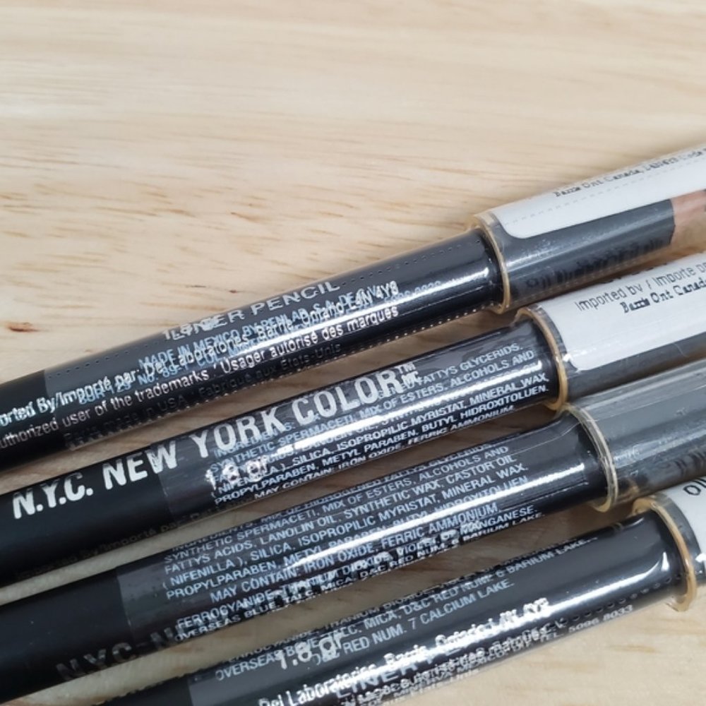 4X NYC Jet Black Eye Liner Pencils - Picture 4 of 4
